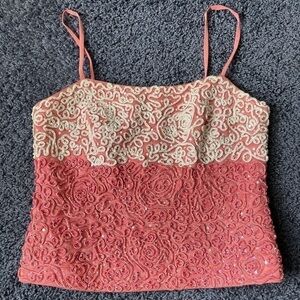 Terani Couture Beaded Top